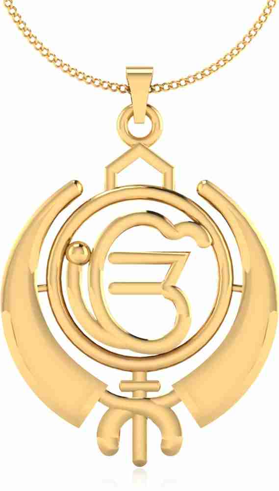 Ik onkar gold shop pendant