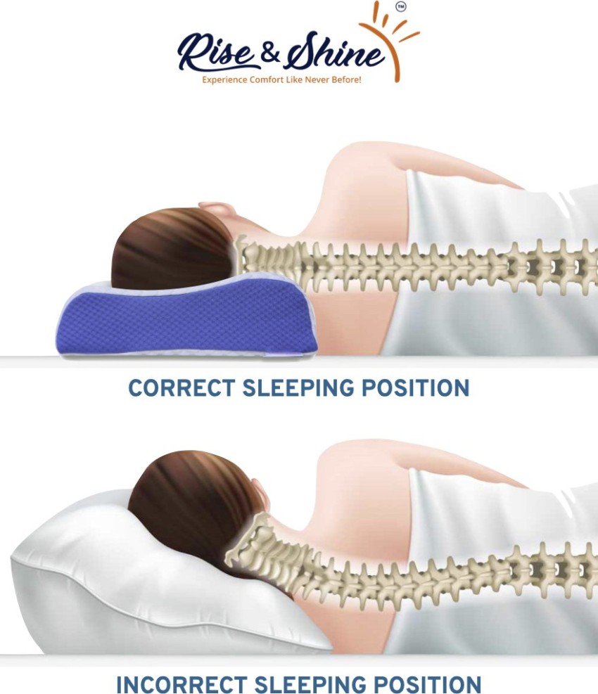 Aeris Adjustable Memory Foam Contour Pillow For Neck Pain