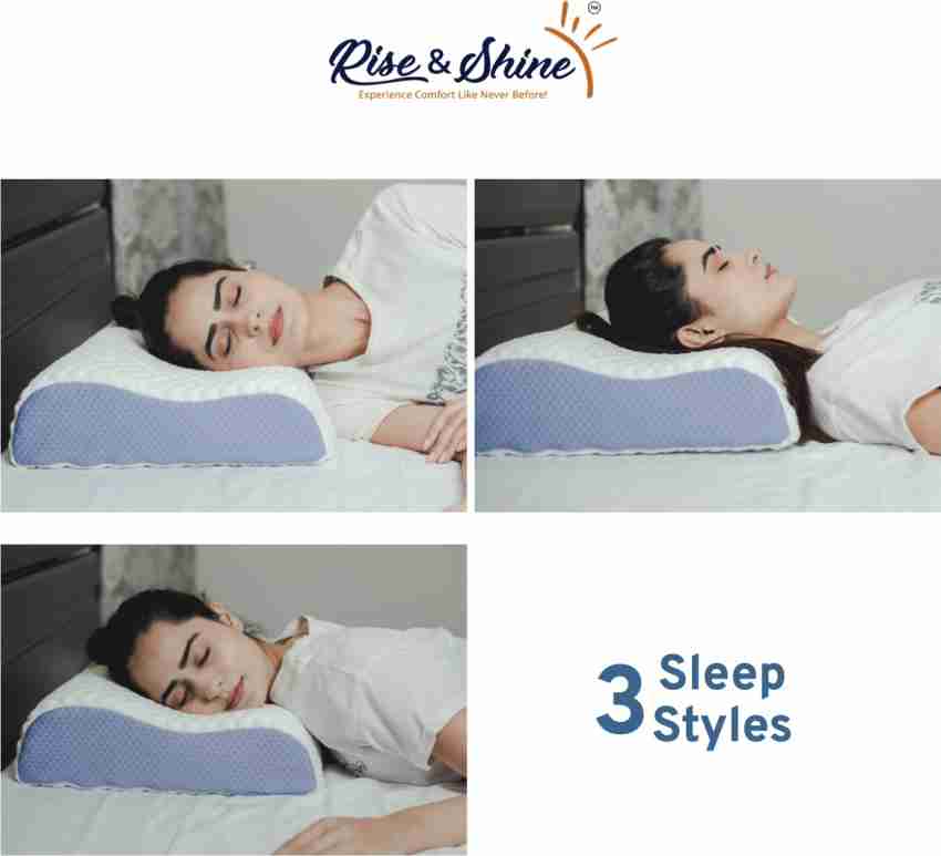 Aeris Adjustable Memory Foam Contour Pillow For Neck Pain