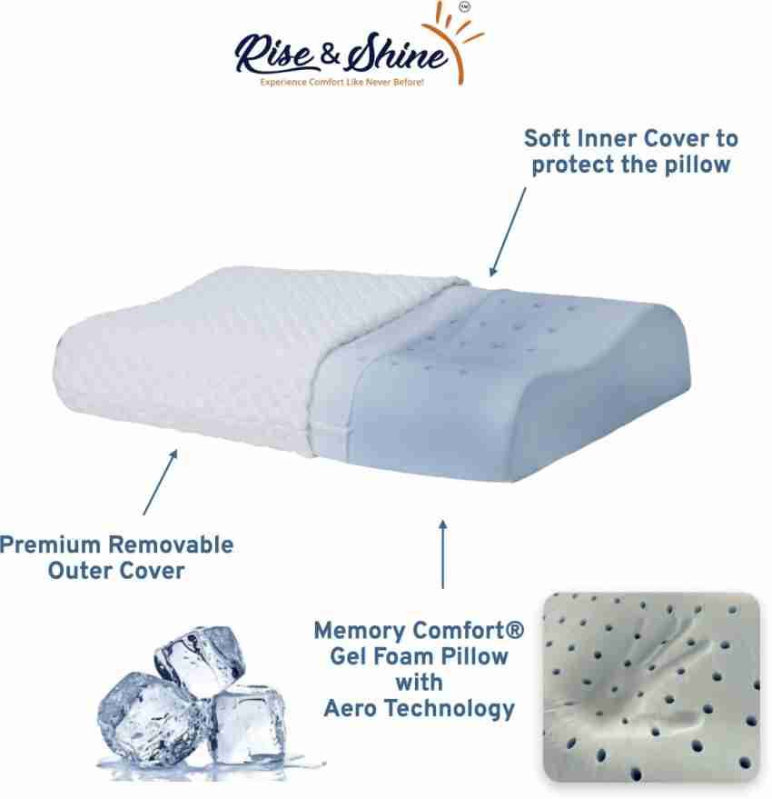 Aeris Adjustable Memory Foam Contour Pillow For Neck Pain