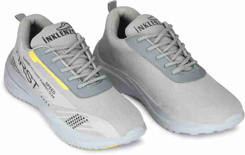 INKLENZO First 218 shoes for running walking gym sports shoes for men grey Outdoors For Men