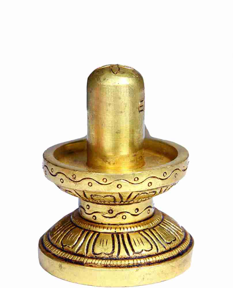 aalayam selveer Shivling Brass For Pooja | Mini Brass Sivalingam ...