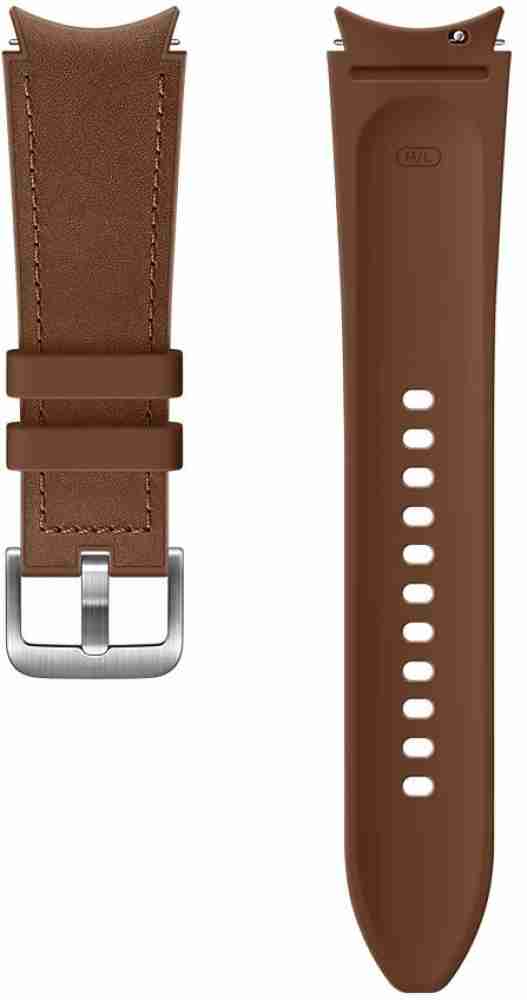 SAMSUNG Galaxy Watch4 Hybrid Leather Band (20mm, M/L) ET-SHR89LAEGIN Smart  Watch Strap Price in India - Buy SAMSUNG Galaxy Watch4 Hybrid Leather Band  (20mm, M/L) ET-SHR89LAEGIN Smart Watch Strap online at