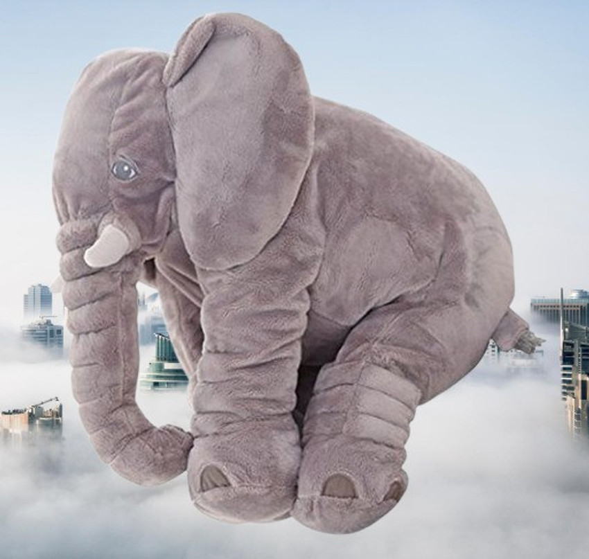 Grey elephant pillow online