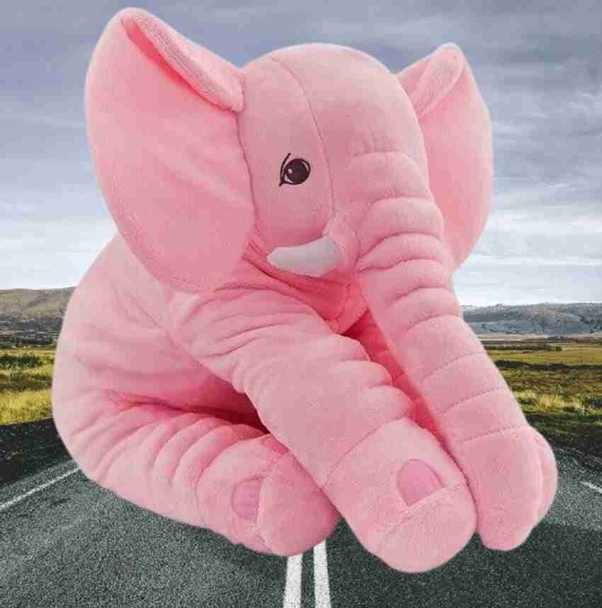 MDTradingCompany SOFT PINK ELEPHANT PILLOW I FOR YOUR KIDS 50 60