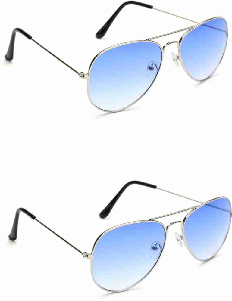 Blue aviator clearance glasses