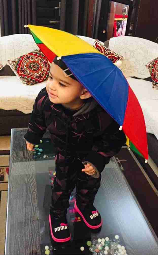 DIGSMORDEN Hands Free Umbrella Hat to Protect from Sun Rain for