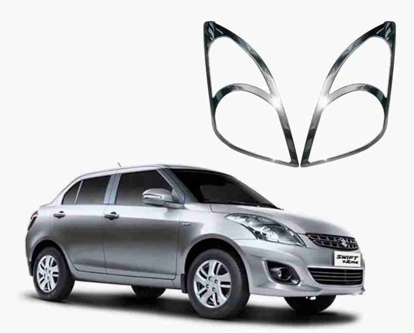 SNTP Exterior Chrome Accessories Combo Kit for Swift Dzire 2012 2014 Set of 14 Pcs Chrome Maruti Swift Dzire Side Garnish Price in India Buy SNTP Exterior Chrome Accessories Combo Kit for