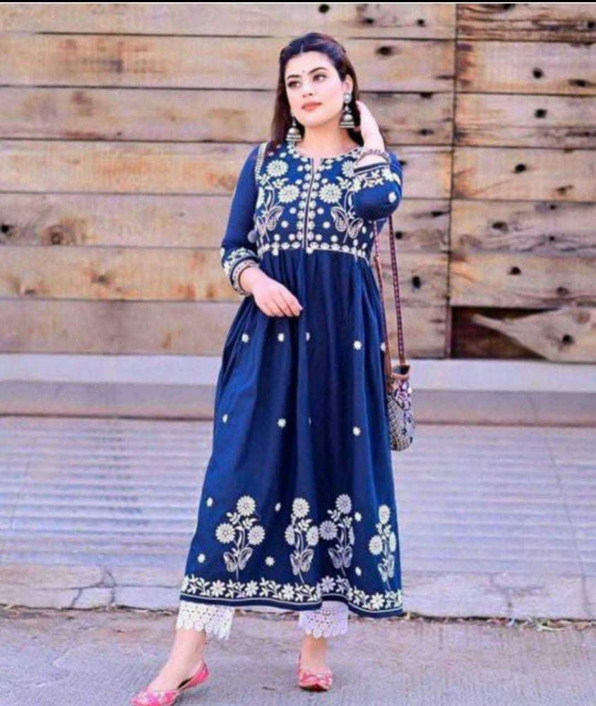 Thread Thread Women Abstract Gown Kurta Buy Thread Thread Women