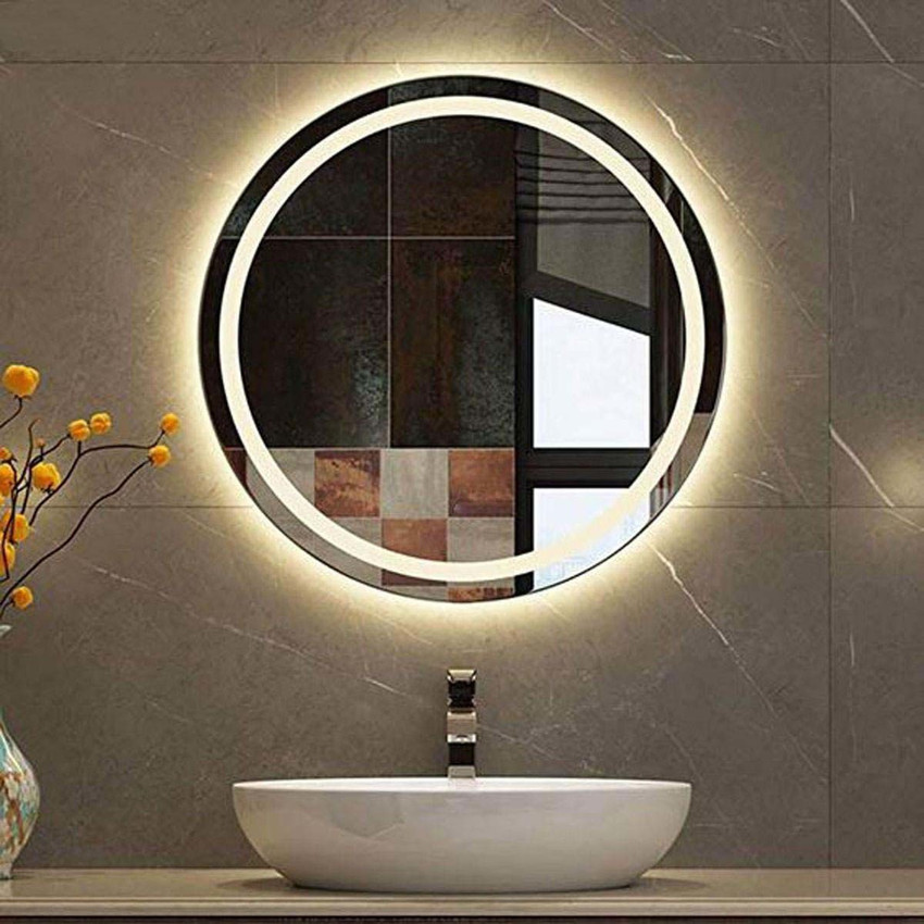 Mirror glass with top light