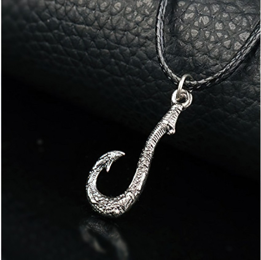 Rvm Jewels Moana Inspired Maui Fish Hook Pendant Necklace Fashion Jewellery Accessory Alloy