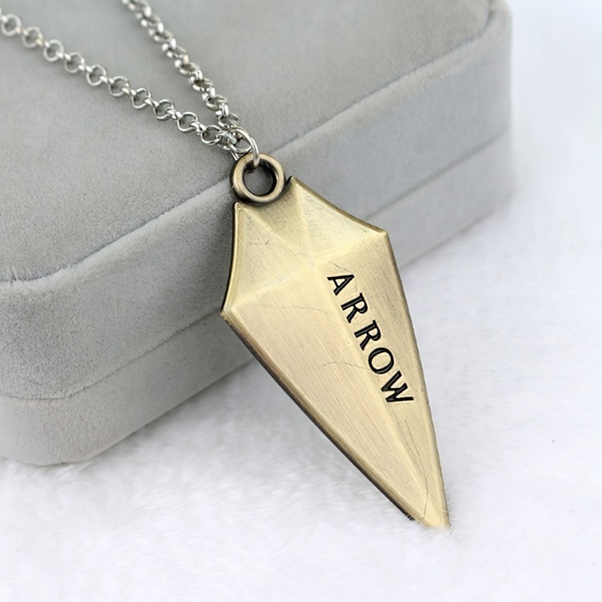 RVM Jewels Green Arrow Shield Inspired Pendant Necklace Fashion Jewellery  Accessory Gold-plated Alloy Price in India - Buy RVM Jewels Green Arrow  Shield Inspired Pendant Necklace Fashion Jewellery Accessory Gold-plated Alloy  Online