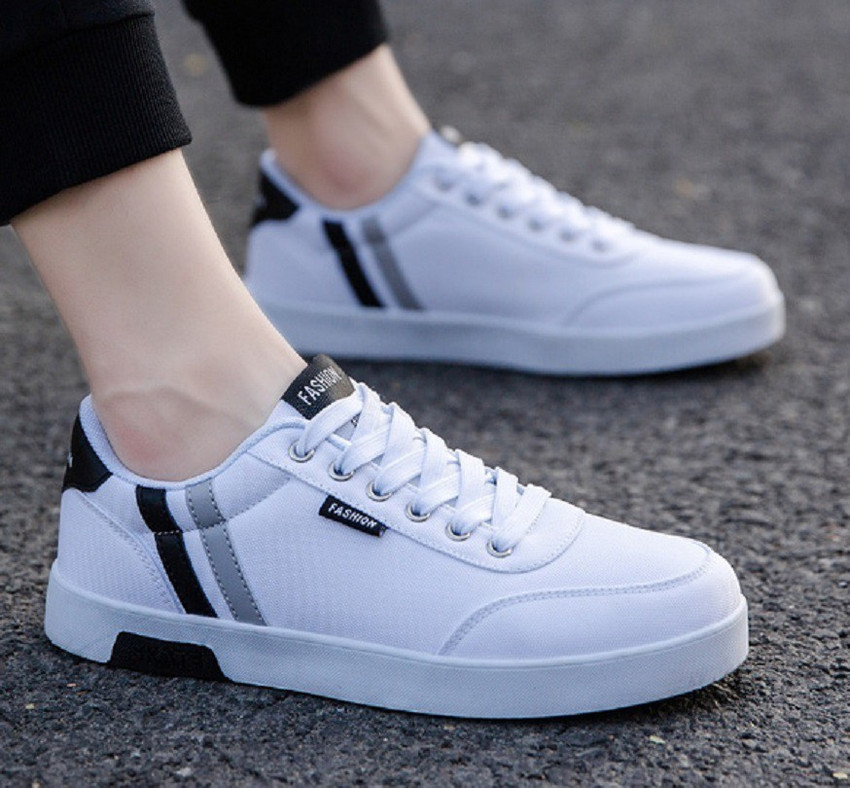 Lutton White casual shoes for boys and men Sneakers For Men