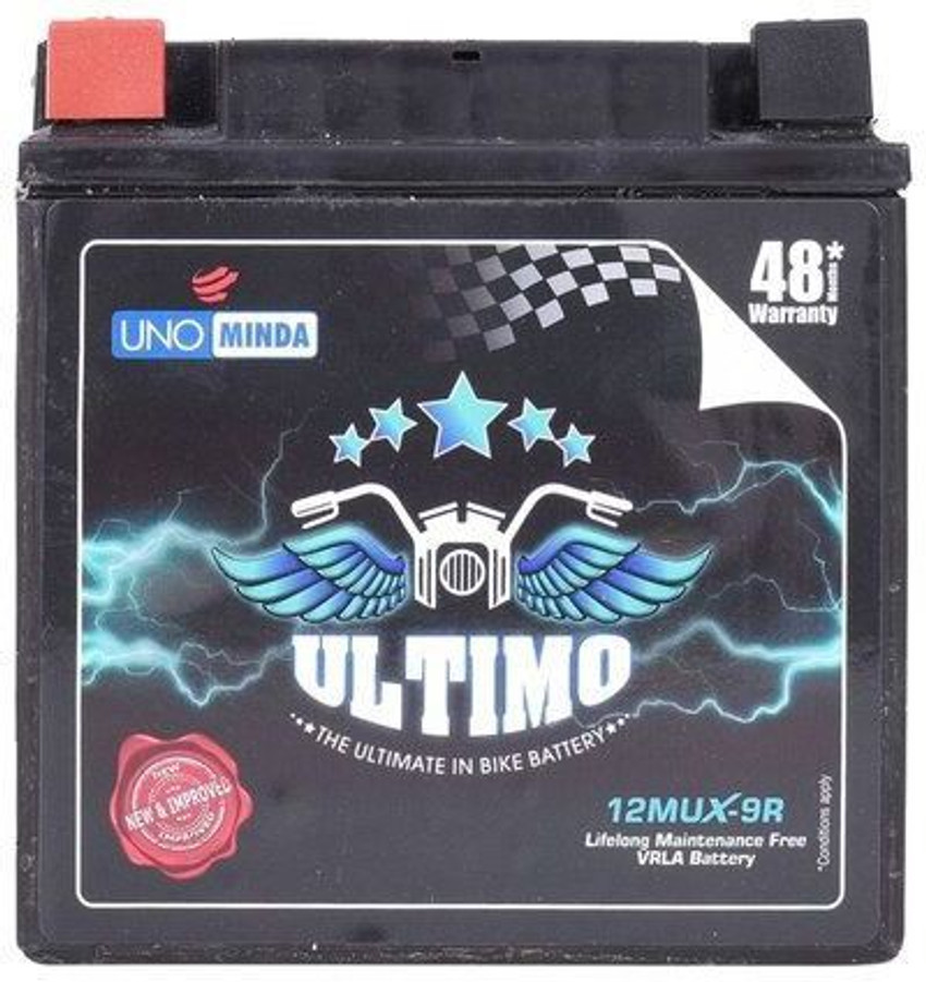 minda battery for bike price
