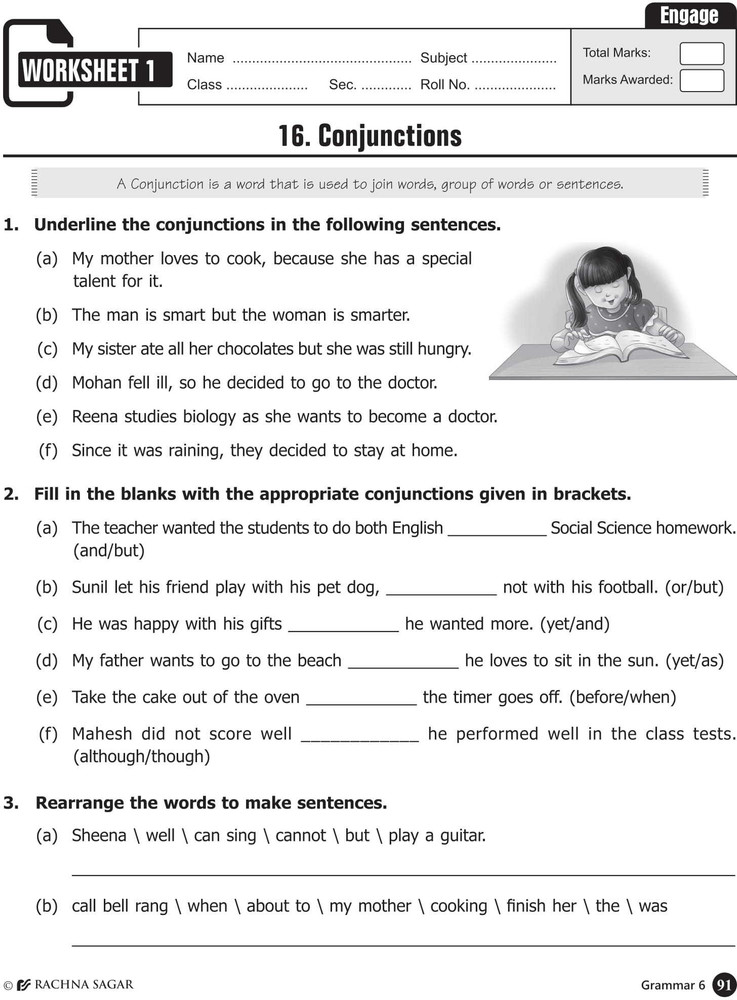Grammar Worksheets For Grade 6 Cbse