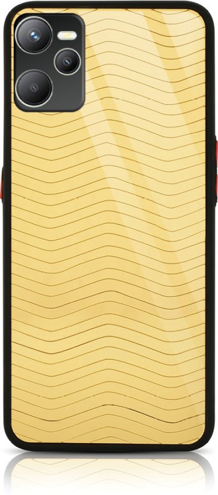 ETECHNIC Back Cover for Designer Mirror Golden Glass Back Case