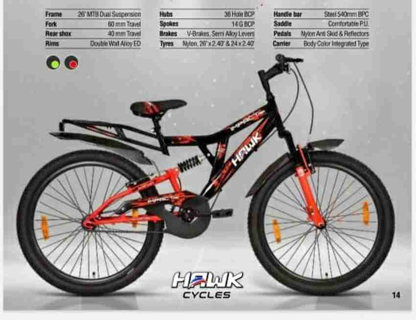 price of hero hawk cycle