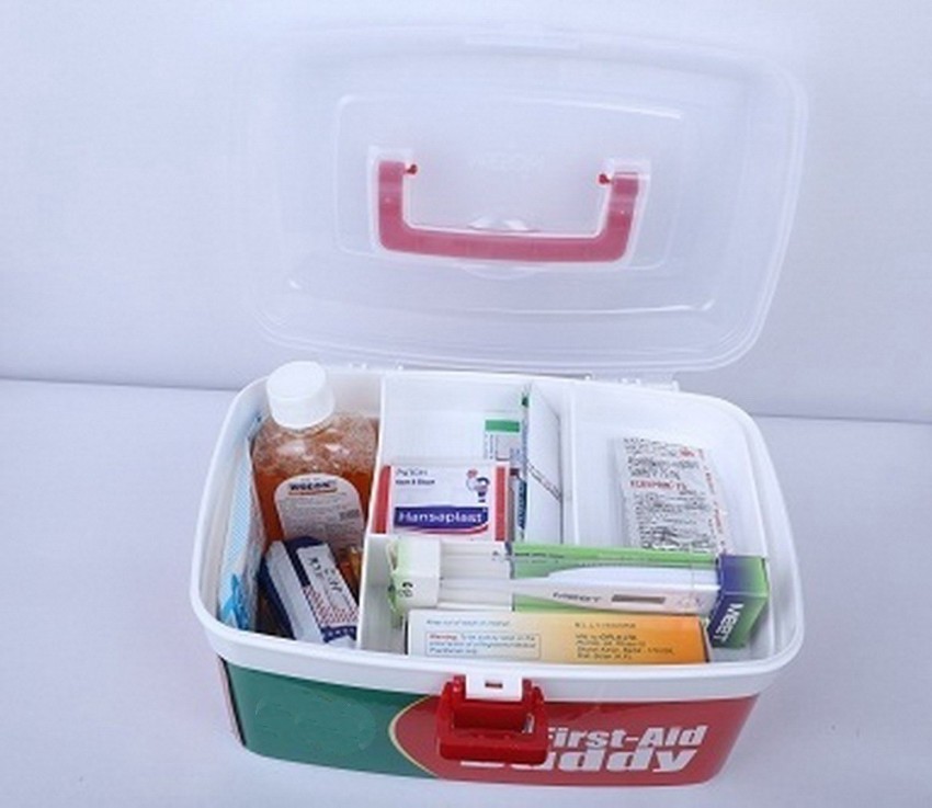 Rasper Acrylic First Aid Box Emergency Medical Box First Aid Kit