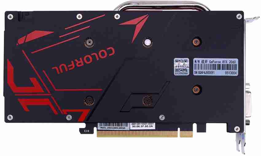 Colorful NVIDIA RTX 2060 6 GB GDDR6 Graphics Card Colorful