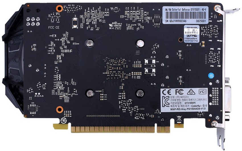 Colorful NVIDIA GT 1050 4 GB DDR5 Graphics Card Colorful