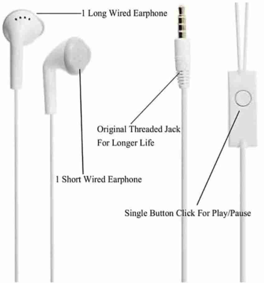Short wired earphones cheap