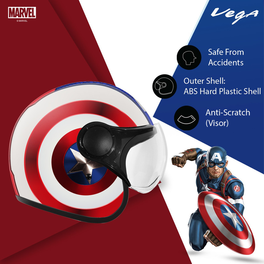 Captain marvel outlet motorcycle helmet