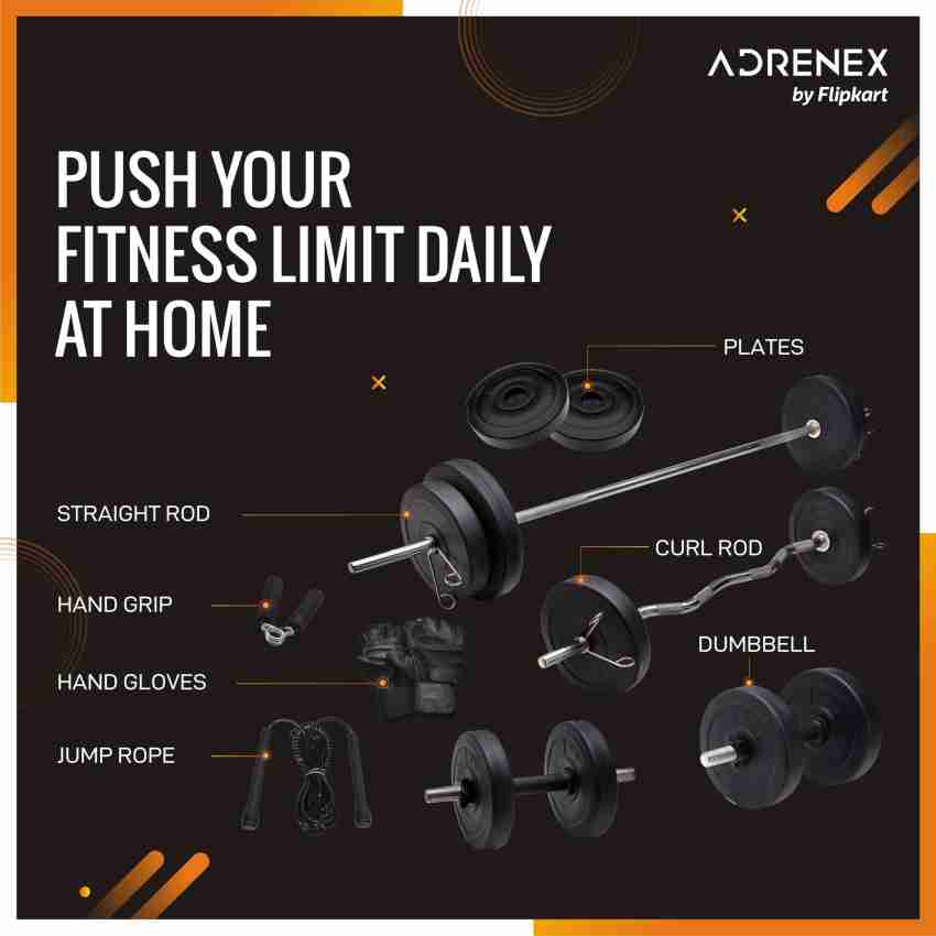 Adrenex by Flipkart 40 kg s Home Gym Combo Price in India Buy