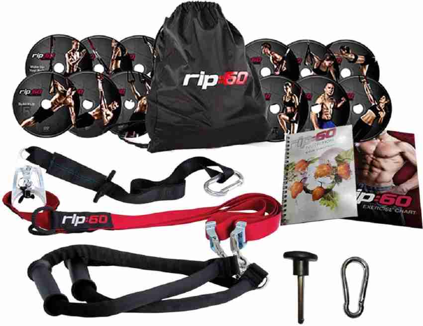 B fit RIP 60 Suspension Trainer Kit with DVD Set Fitness Accessory