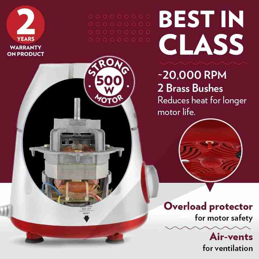 Best mixer hot sale grinder 500 watts