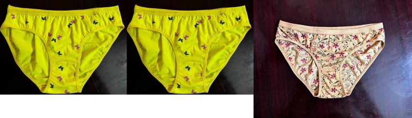 Mkashif Women Hipster Yellow, Yellow, Yellow Panty - Buy Mkashif