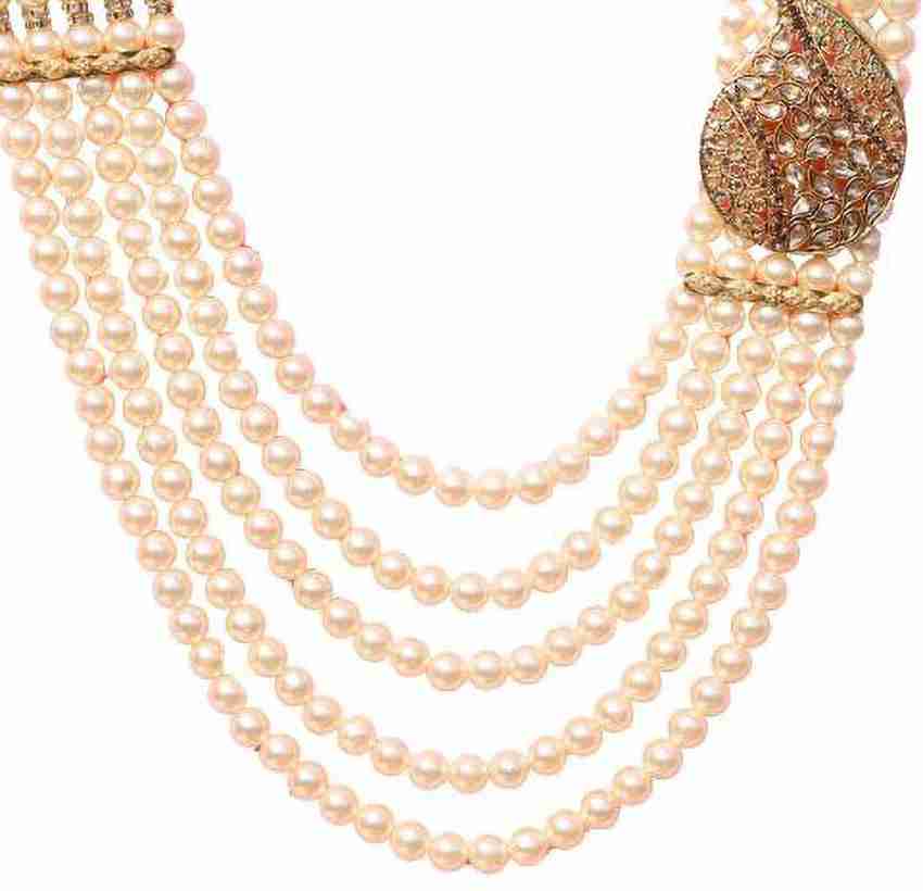 Pearl necklace for groom outlet