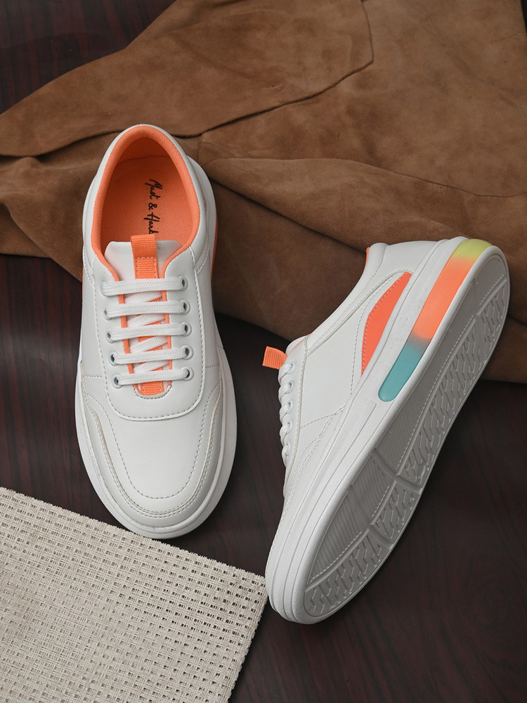 Mast & harbour men white sneakers on sale