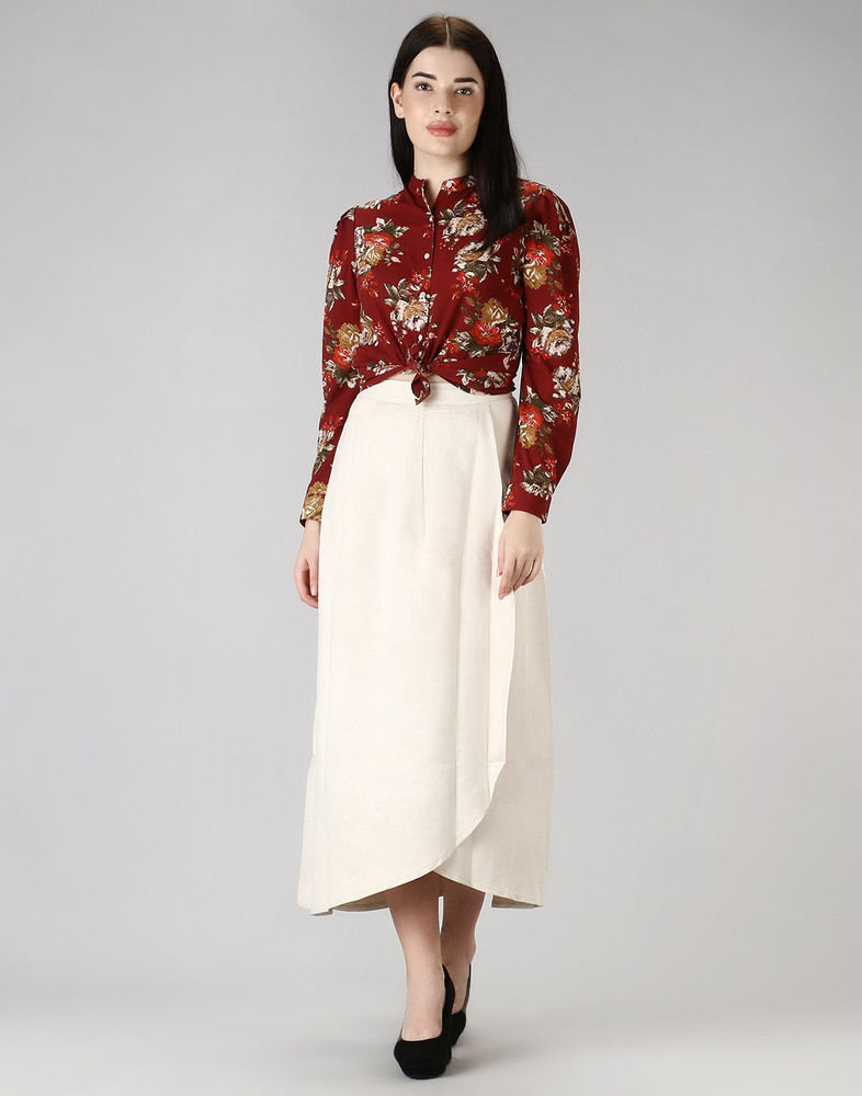 Flipkart midi skirt sale