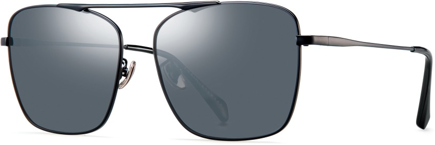 Buy PARIM Rectangular, Over-sized, Aviator Sunglasses Grey For Men Online @  Best Prices in India