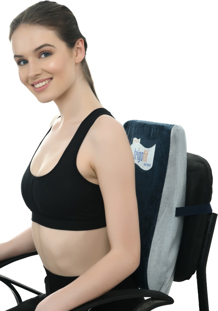 trigofit Back Support With Memory Foam Backrest Cushion Relieve
