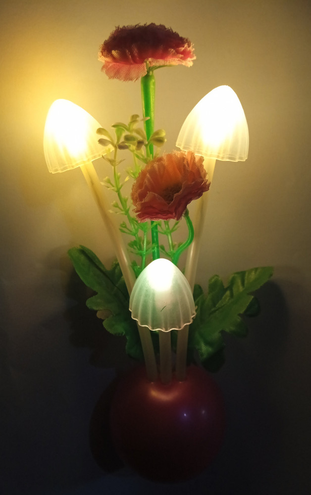Flower night clearance lamp