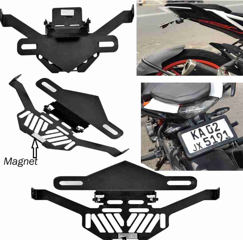 Bicycle number plate store holder