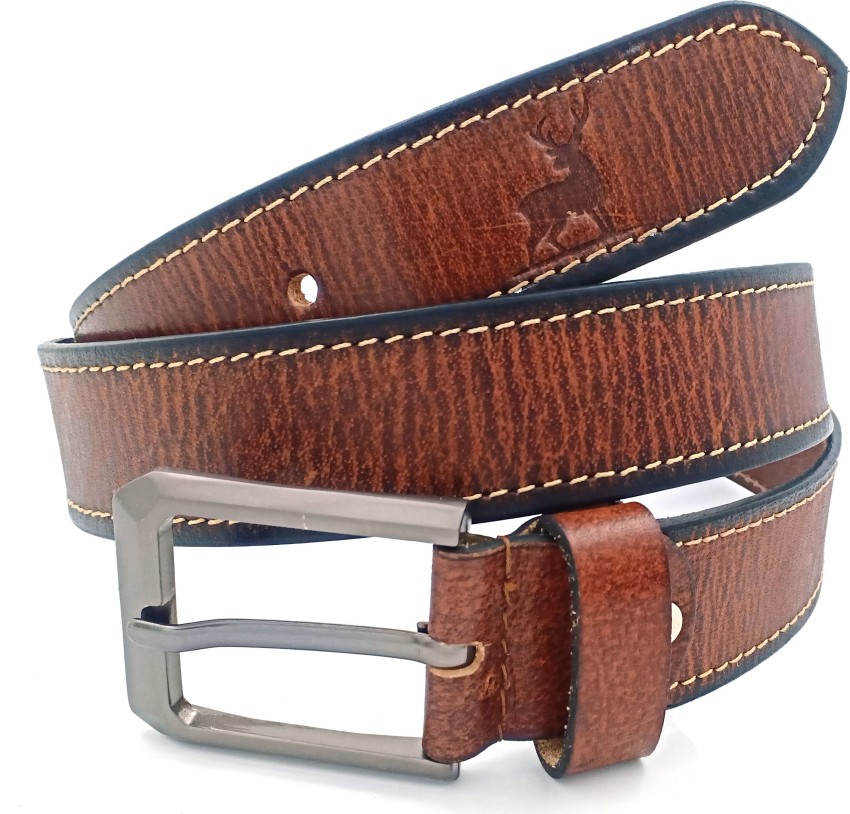 Walker Leather Belt - Brown –