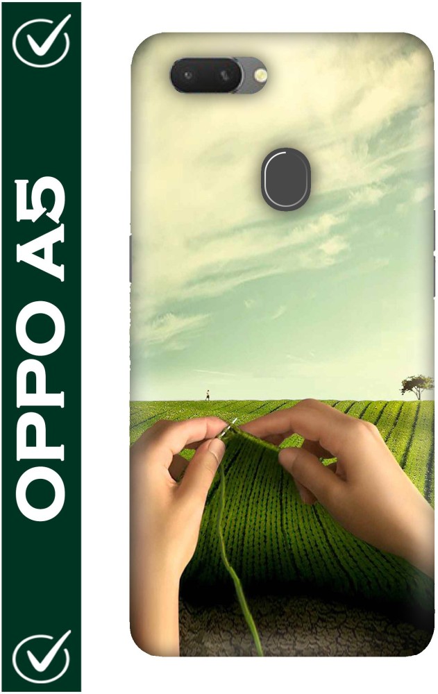 FULLYIDEA Back Cover for OPPO A5, OPPO CPH1809, OPPO CPH1851, 3D