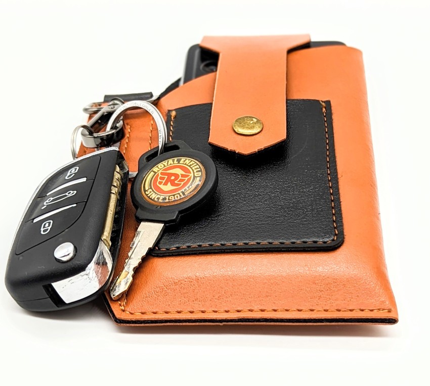 PU Leather Lanyard Key Holder Wallet Waist Leather Strap Casual KeyChains  Gift