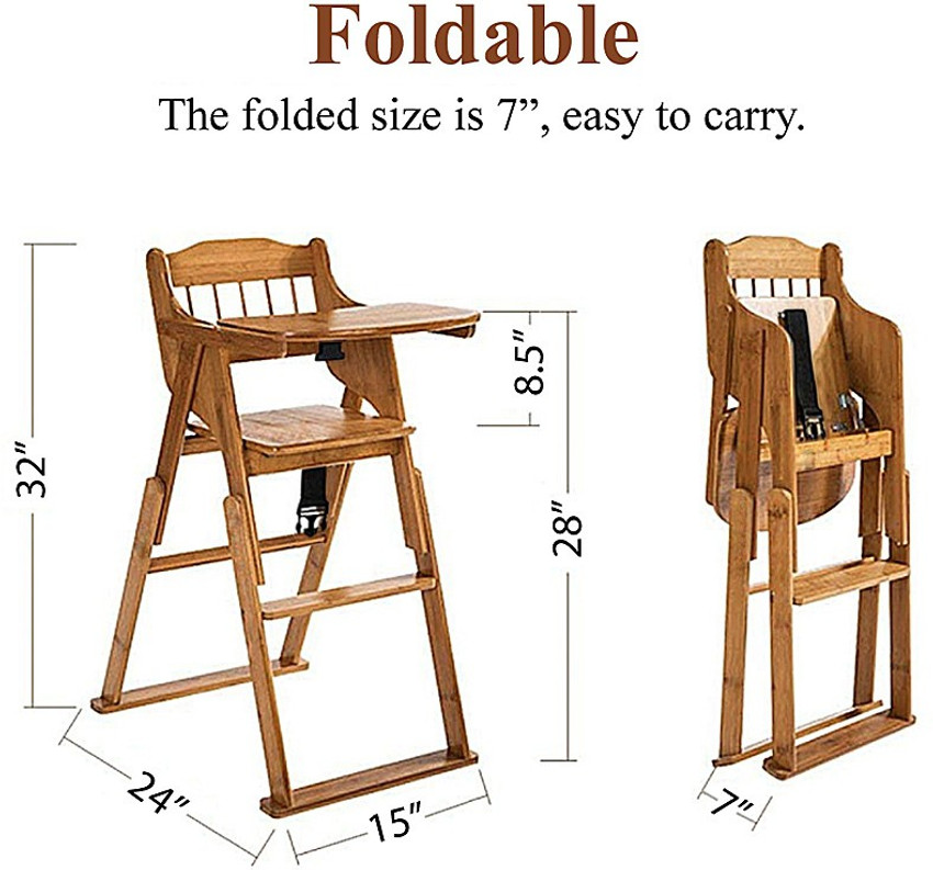 Wooden high chair for toddlers store