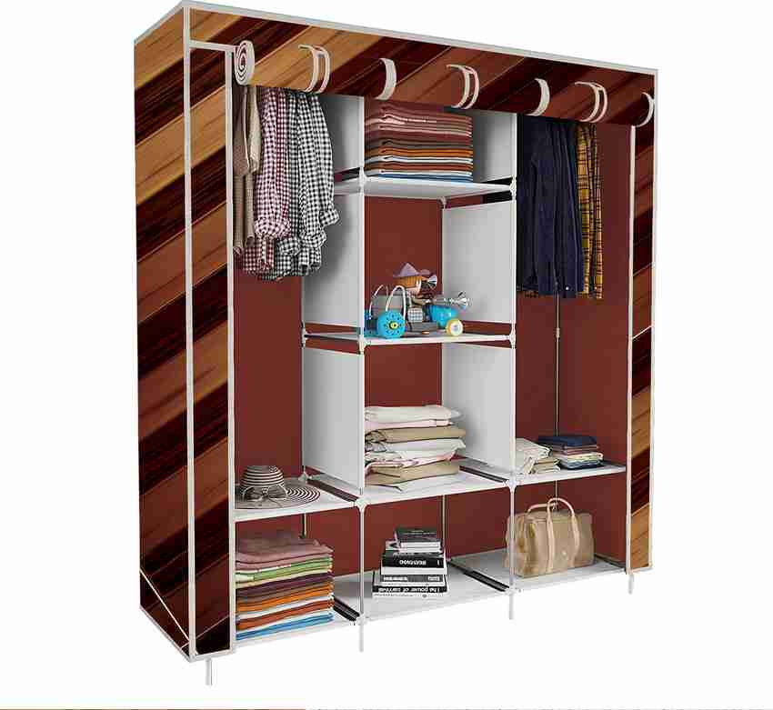 Home Reserve PP Collapsible Wardrobe Price in India Buy Home Reserve PP Collapsible Wardrobe online at Flipkart
