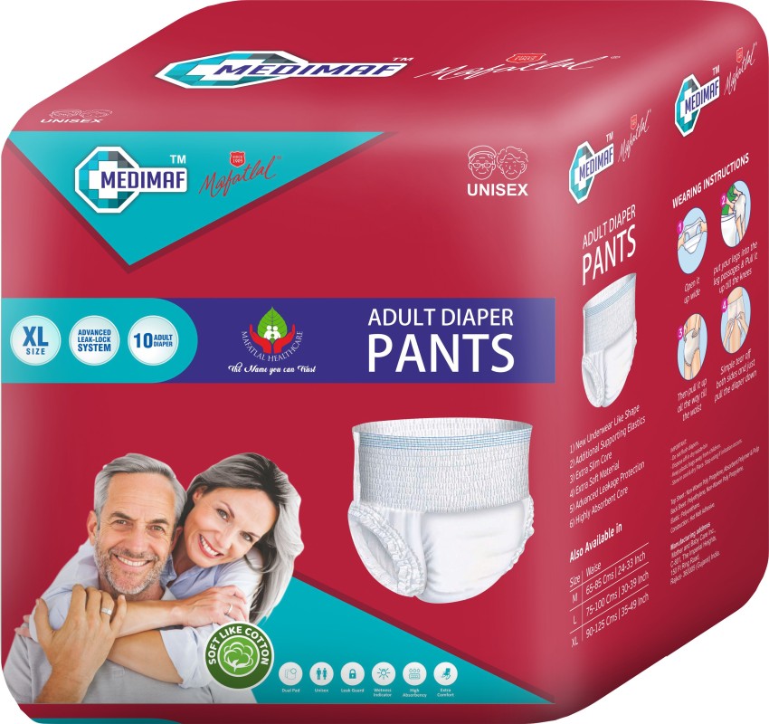 Buy lyfcare Adult Pull -Up Pants Diapers ,Extra Large / XXL-60