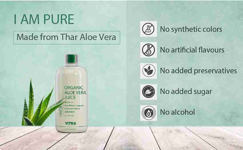 VITRO Certified Organic Aloe Vera Juice with Fiber Price in India Buy VITRO Certified Organic Aloe Vera Juice with Fiber online at Flipkart