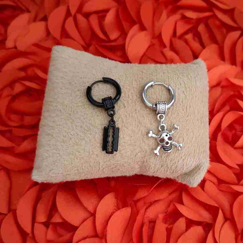 Men Razor Charm Keychain