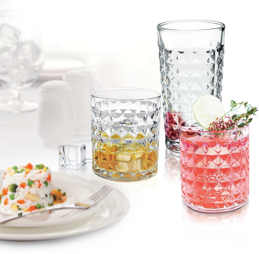 Water Glasses - Buy Glass Tumblers Online in India - Treo by Milton