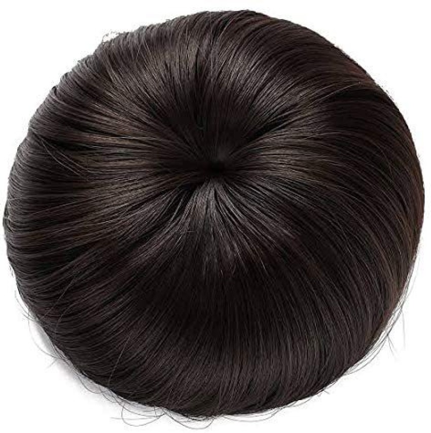 Brown wig in outlet a bun