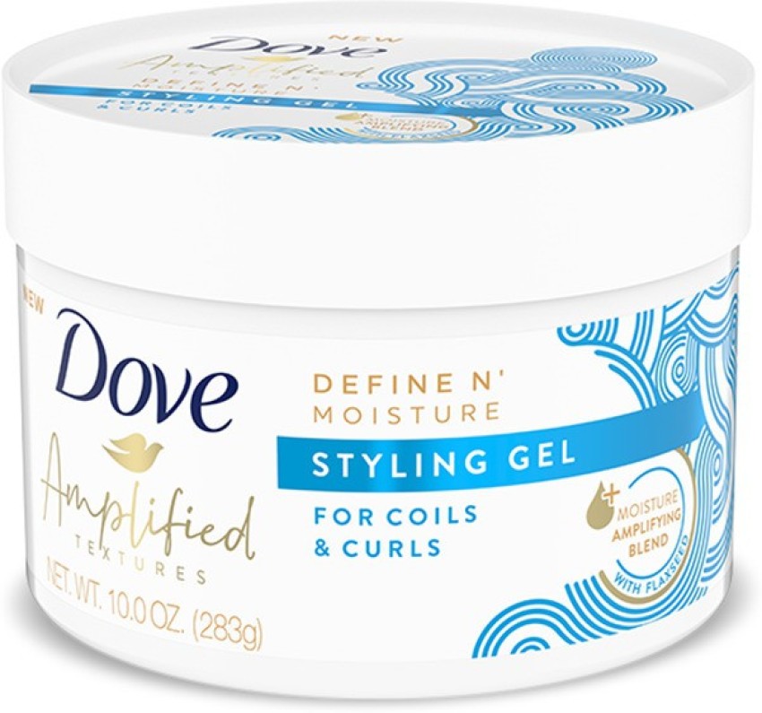 Dove Finishing Hair Gel, Amplified Textures, Frizz Control, with