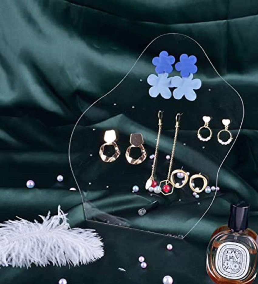 Clear acrylic online earring holder