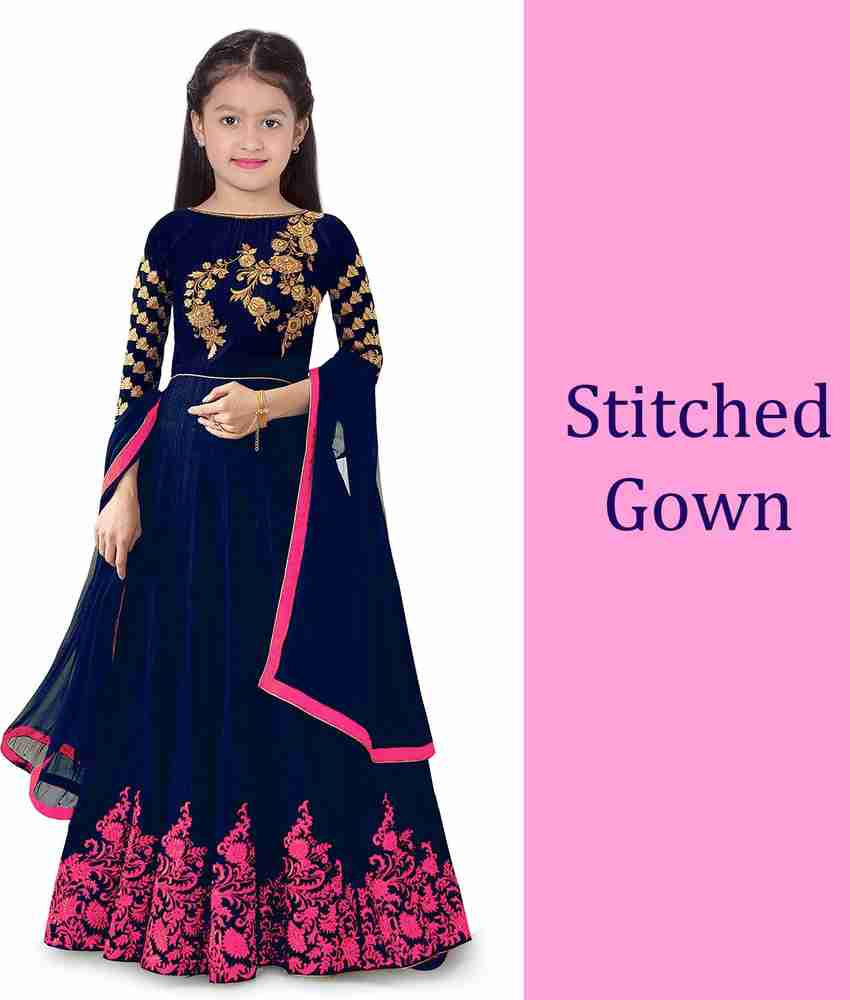 Trilok Fab Girls Maxi Full Length Party Dress Price in India Buy